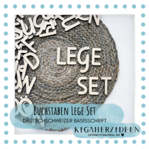 Buchstaben Lege Set aus Holz - Basisschrift