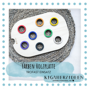 Farben Holzplatte