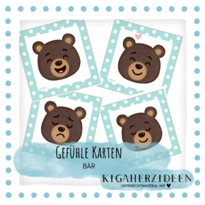 Gefühle Karten Bär - Download