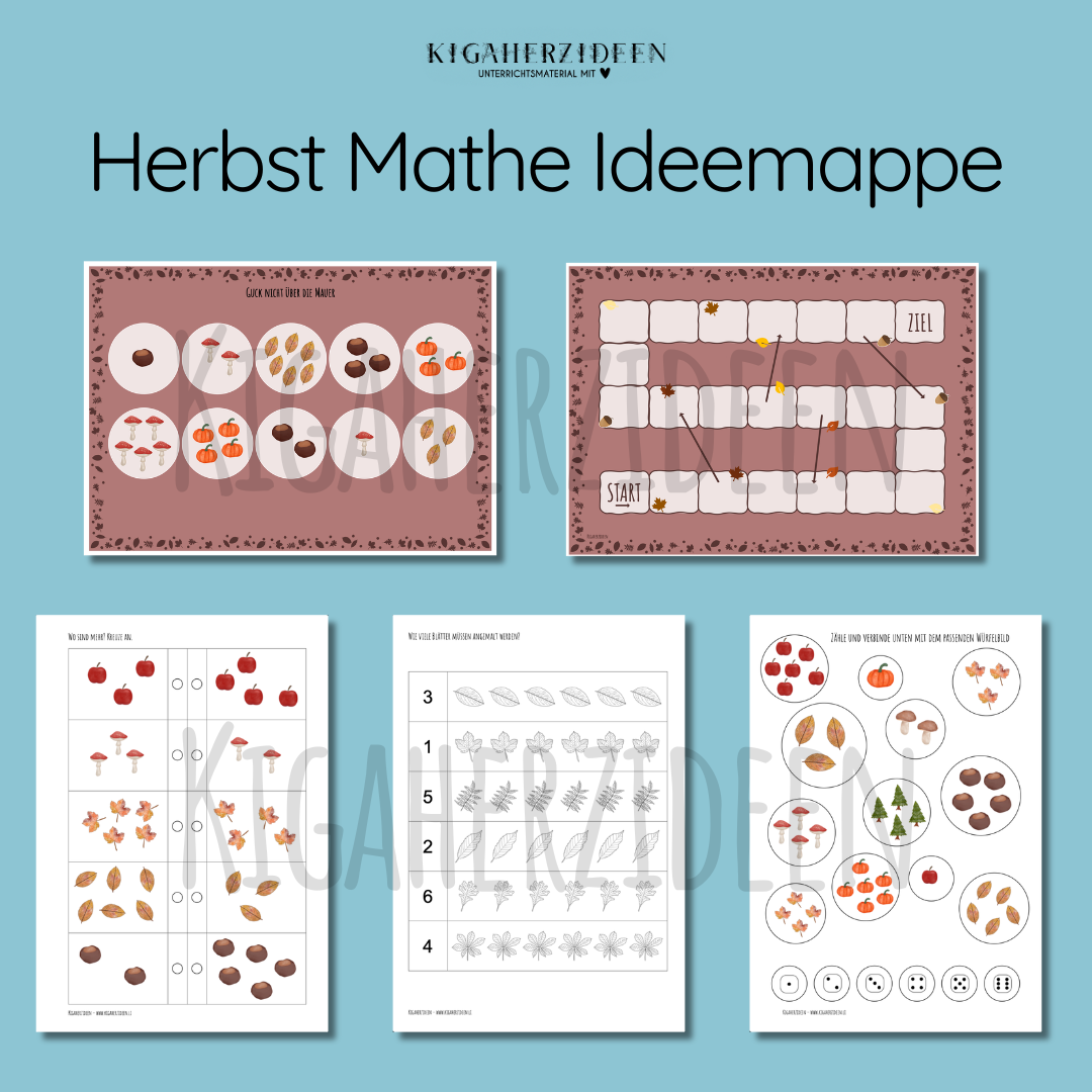 Herbst Mathe Ideenmappe - Download – Bild 2