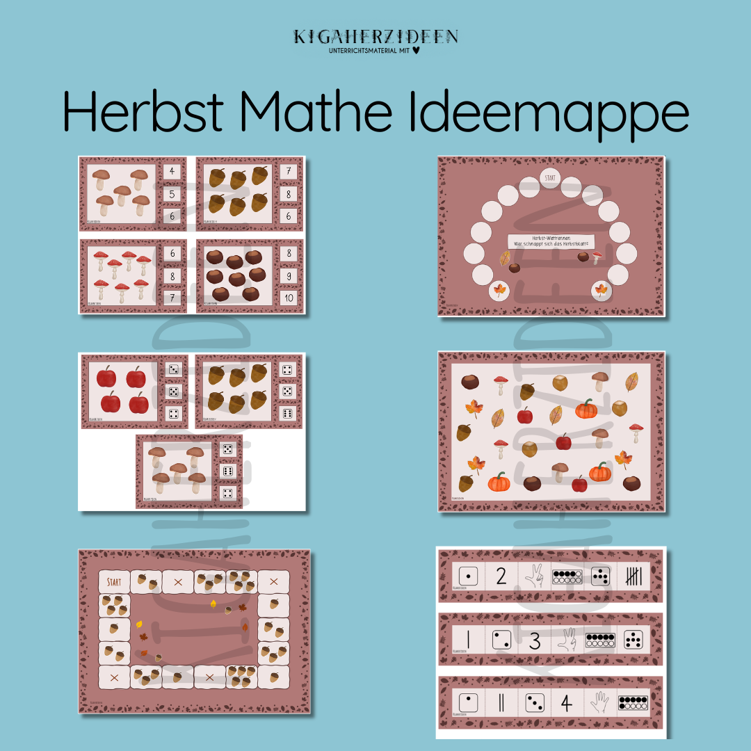 Herbst Mathe Ideenmappe - Download – Bild 3