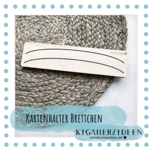 Kartenhalter Brettchen