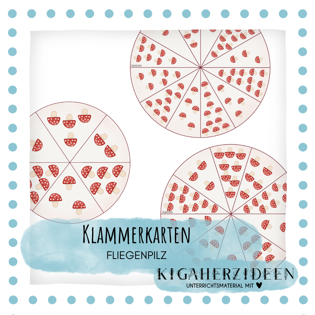 Klammerkarten Fliegenpilz - Download