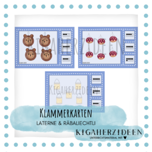 Klammerkarten Laterne & Räbaliechtli - Download