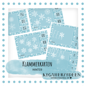 Klammerkarten Winter - Download
