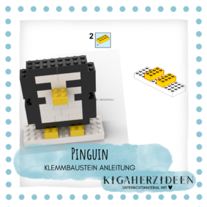 Klemmbaustein Anleitung Pinguin - Download