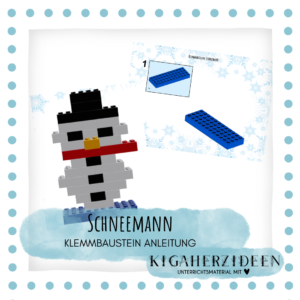 Klemmbaustein Anleitung Schneemann - Download