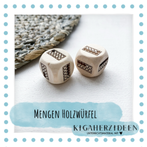 Mengen Holzwürfel