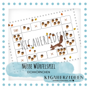 Nüsse Würfelspiel Eichhörnchen - Download