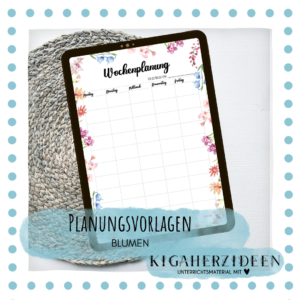 Planungsvorlagen "Blumen" - Download