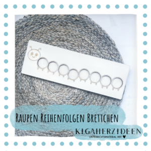 Raupen Brettchen