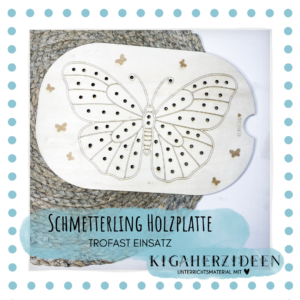 Schmetterling Holzplatte