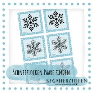 Schneeflocken Paare finden - Download