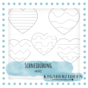 Schneidübung Herz - Download